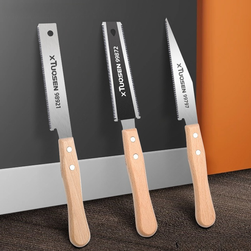Woodworking In Japanese - Three-piece or single-piece Japanese saws, hardwood