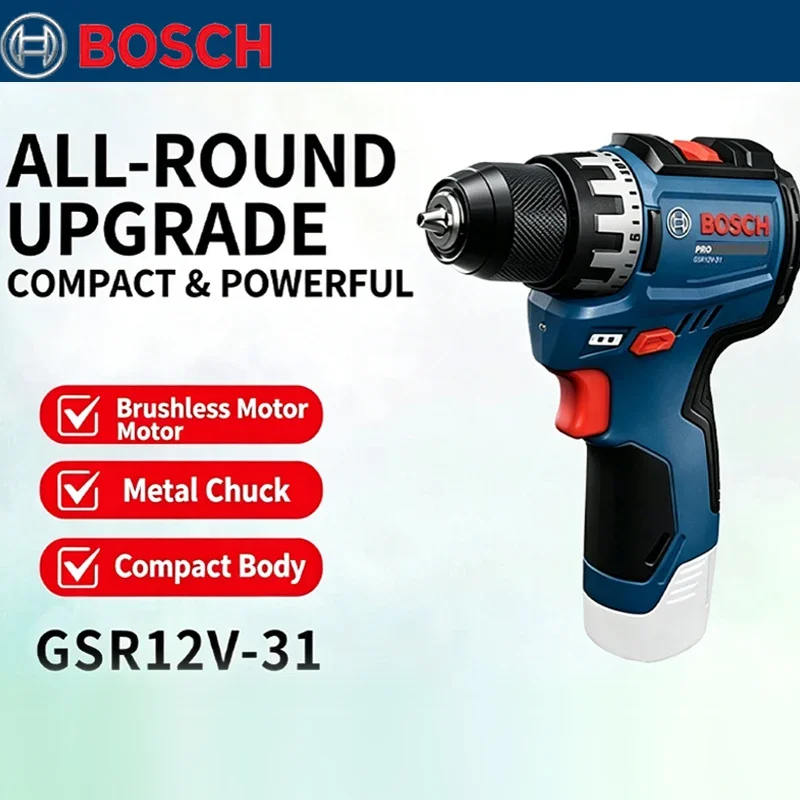 Bosch GSR 12V-31 Brushless Ele - Woodworking Workshop ulasan dan harga