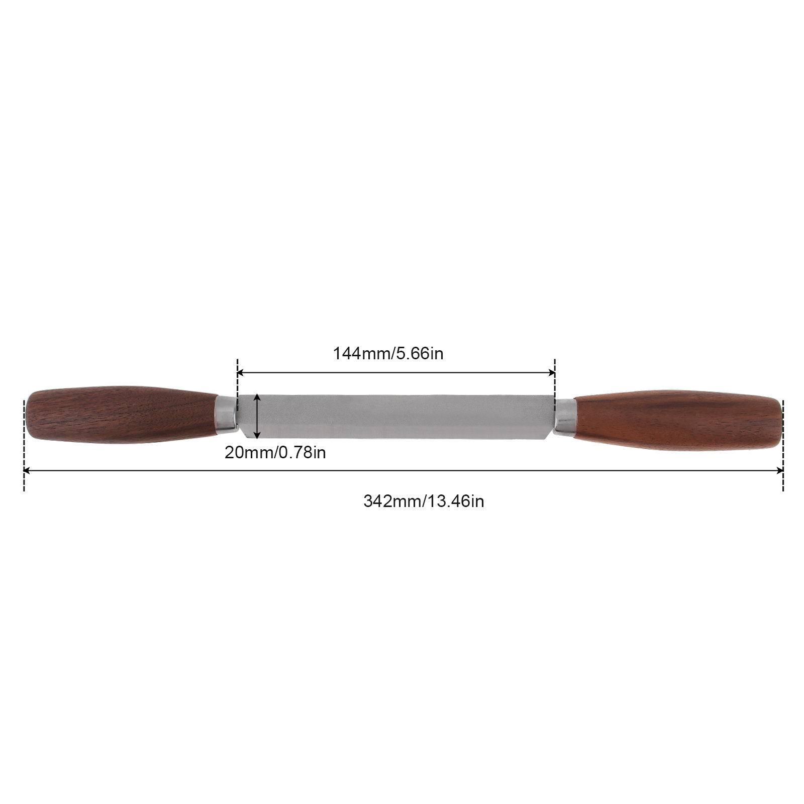 1 Piece Walnut Wood Woodwork H - Drawknife Blade ulasan dan harga