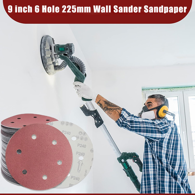 10pcs 9 inch 6 Hole 225mm Wall - Woodworking Wallpaper ulasan dan harga