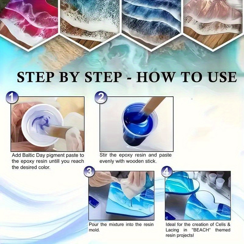 24 Colors/8 Colors 5g 0.18oz P - Woodworking Resin ulasan dan harga