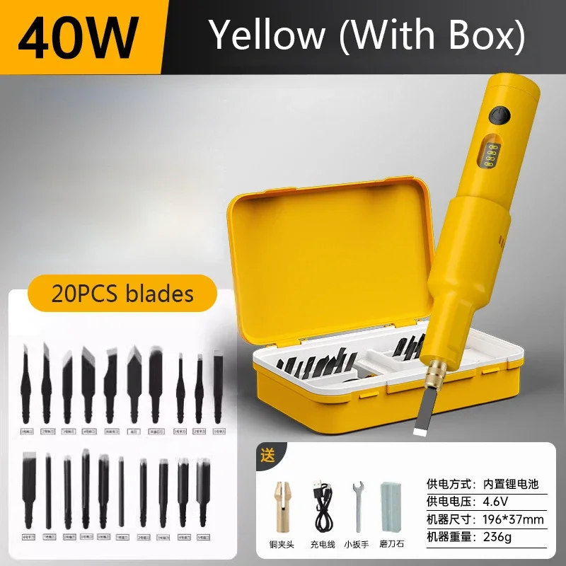 20PCS Blade Electric Engraving - Wood Chisel Set ulasan dan harga