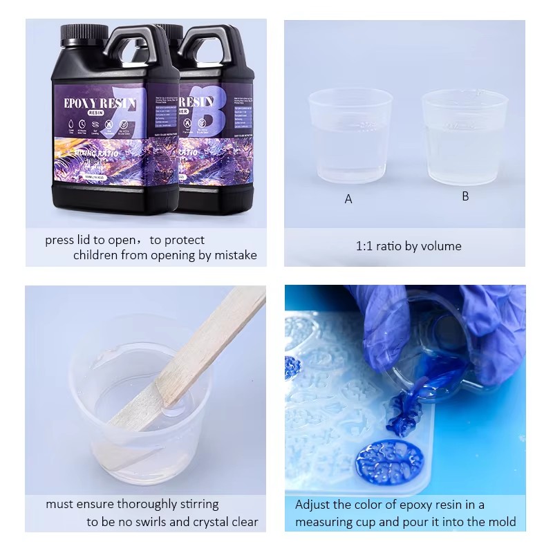 Easy Mix 1:1 Epoxy Resin Kit C - Woodworking Resin ulasan dan harga