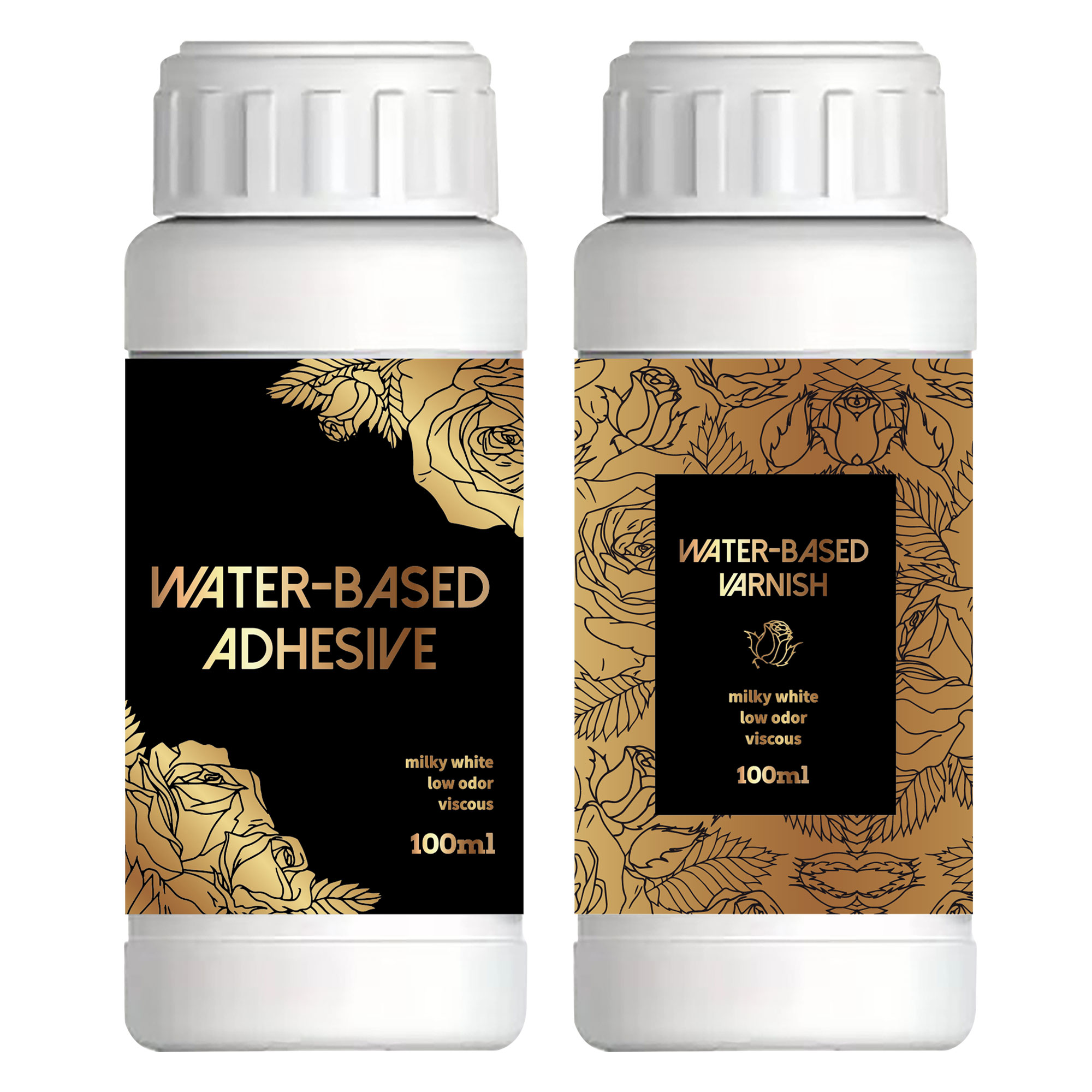 100ML/200ML Golden Foil Adhesi - Woodworking Resin ulasan dan harga