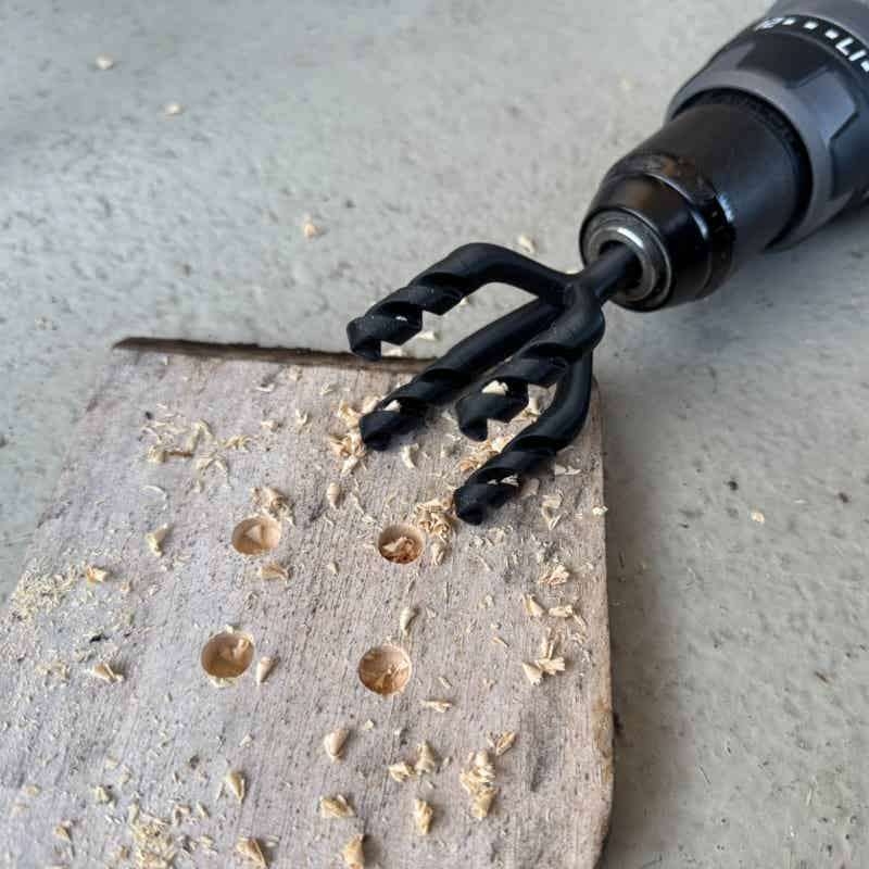 Plastic Four Prank Drill Bit T - Woodworking Jokes ulasan dan harga