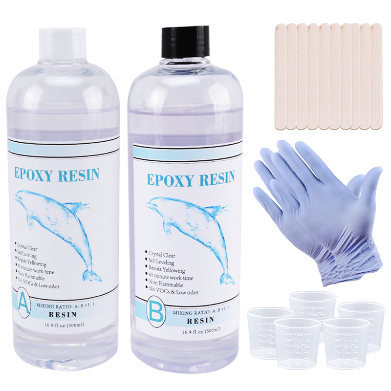 1:1 Clear Epoxy Resin Crystal  - Woodworking Resin ulasan dan harga