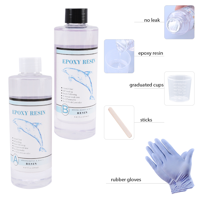 1:1 Clear Epoxy Resin Crystal  - Woodworking Resin ulasan dan harga